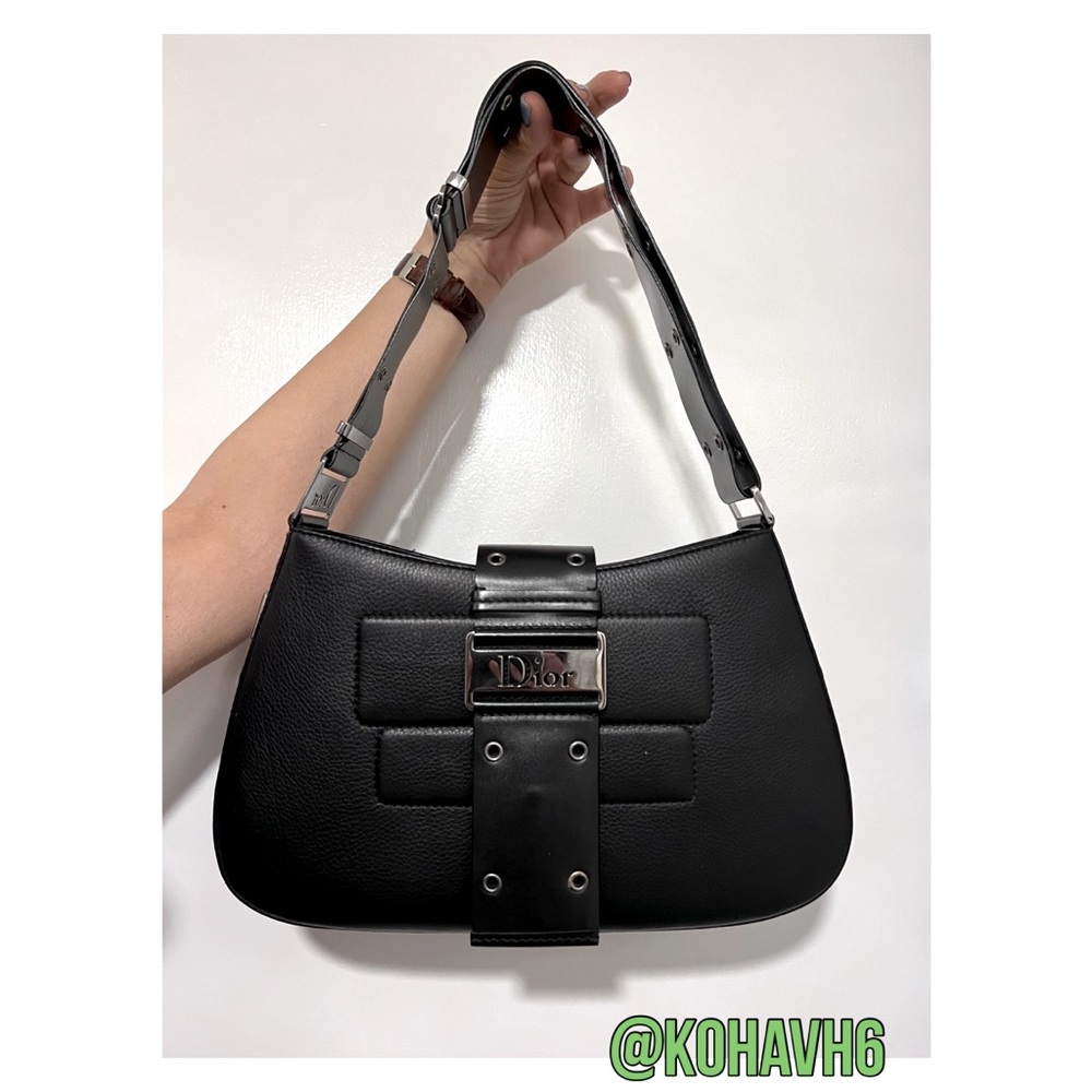 VINTAGE 2002 Christian Dior Black Street Chic Bag